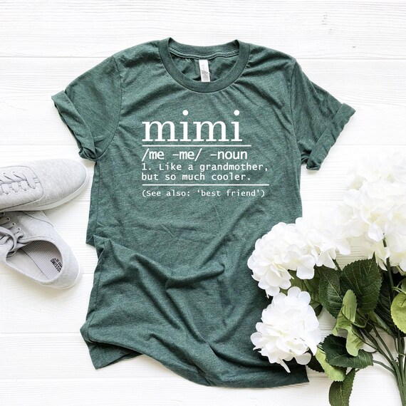 Bird Floral Mimi Like Grandmother But So Much Cooler T-Shirt Bird Floral Mimi Like Grandmother But So Much Cooler T-Shirt