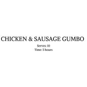 Huhn & Wurst Gumbo Rezept
