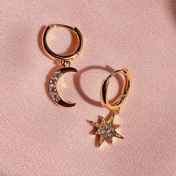Sun Moon Dangle Earrings | Celestial Fashion Earrings | Celestial Dangle  Earrings - New - Aliexpress