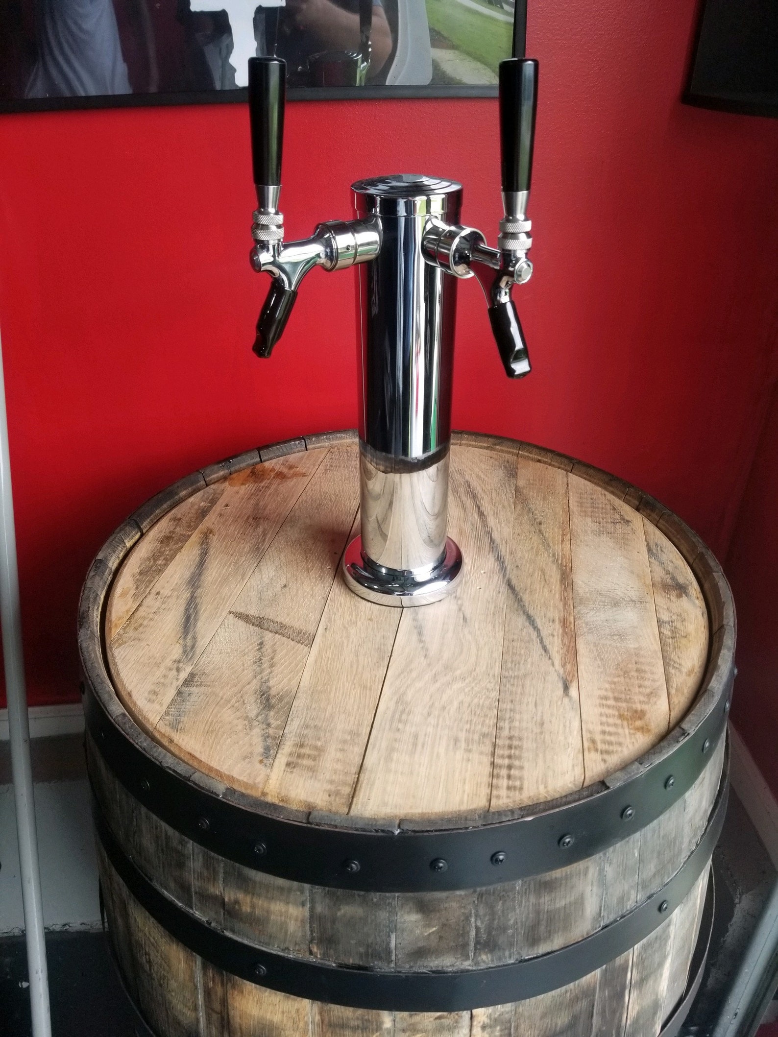 Whiskey Barrel Kegerator/ Cooler Etsy