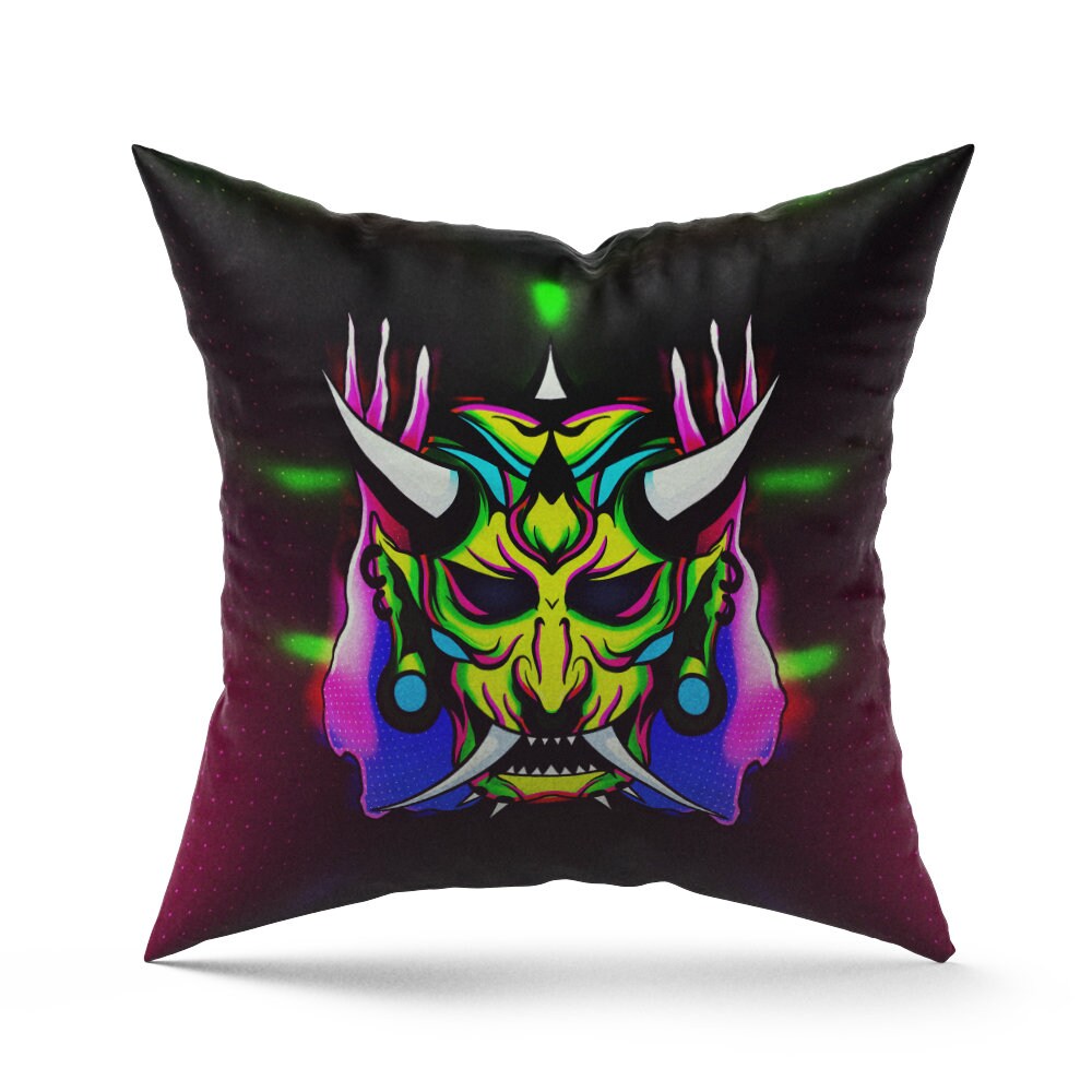 Coussin - Oni Chaman Imprimé 2 Faces