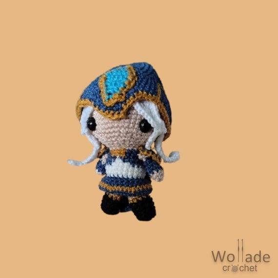 Ashe League of Legends TFT Amigurumi Chibi Figure - Etsy