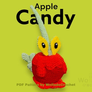 Apple Candy Crochet Pattern PDF