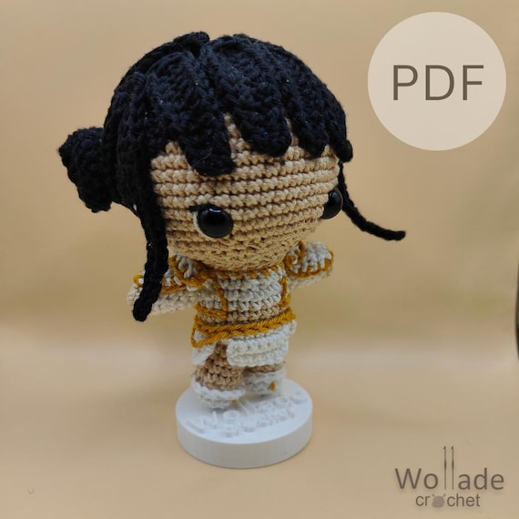 Kpop Demon Hunters Zoey Huntr/x Crochet Figure Amigurumi Pattern