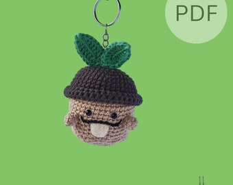 Patrón Amigurumi de peluche de Molusco GUMOSS PALWORLD PDF en inglés