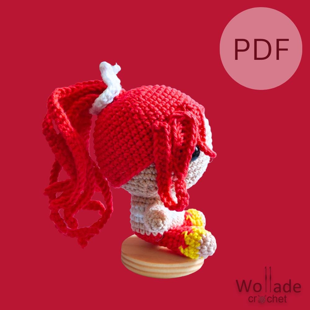 fairy tail crochet dress amime erza Erza Fairy Tail Amigurumi Pattern PDF
