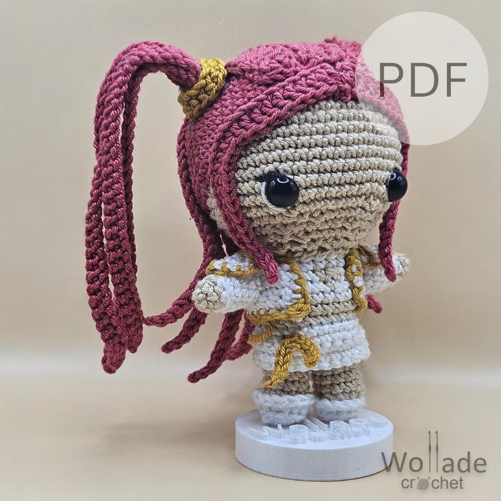 Kpop Demon Hunters Mira Huntr/x Crochet Figure Amigurumi Pattern
