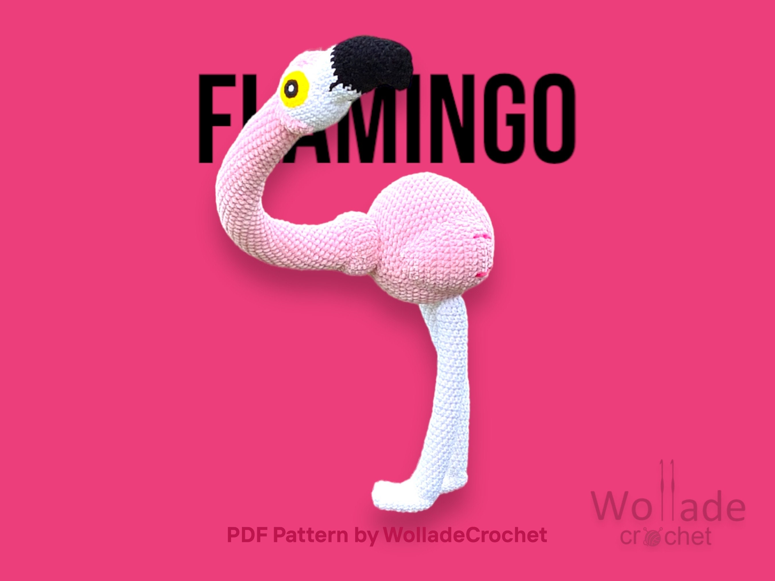 Personalized Flamingo Crochet Pattern