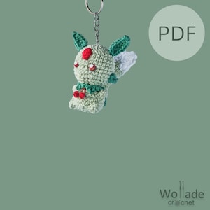 Palworld Lifmunk Squirell - Crochet Pattern PDF - Keychain