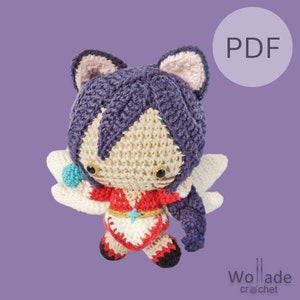 Nine-Tailed Fox Crochet Pattern PDF