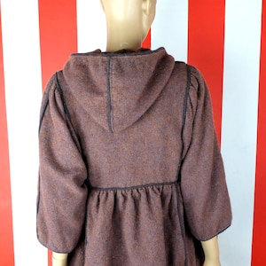 1970s Yves Saint Laurent Rive Gauche Hooded Wool Designer Jacket, Made in France