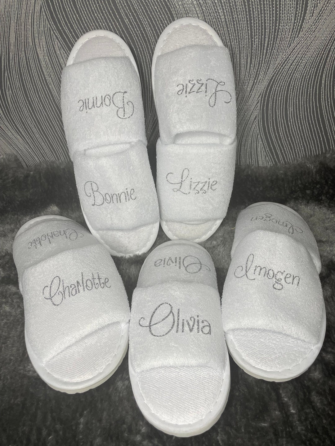 Personalised Spa Slippers Cruise King Queen - Sweden Personalised Spa Slippers Cruise King Queen - Sweden