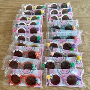 Custom Kids Sunglasses Birthday Party Favor Pack