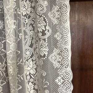 Emily Victorian Bone Design Lace Panel 150 X 259 * WITH 2 SEW UP* - Etsy