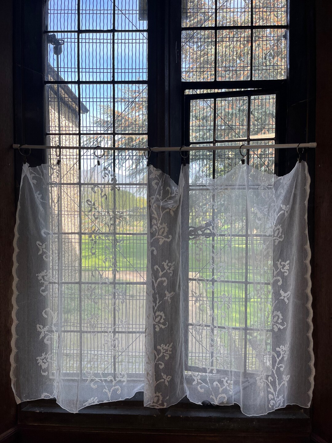 Victorian Design Lace Sample Lace Panel Remnant 146 Cm (57”) / 80cm (31 ...