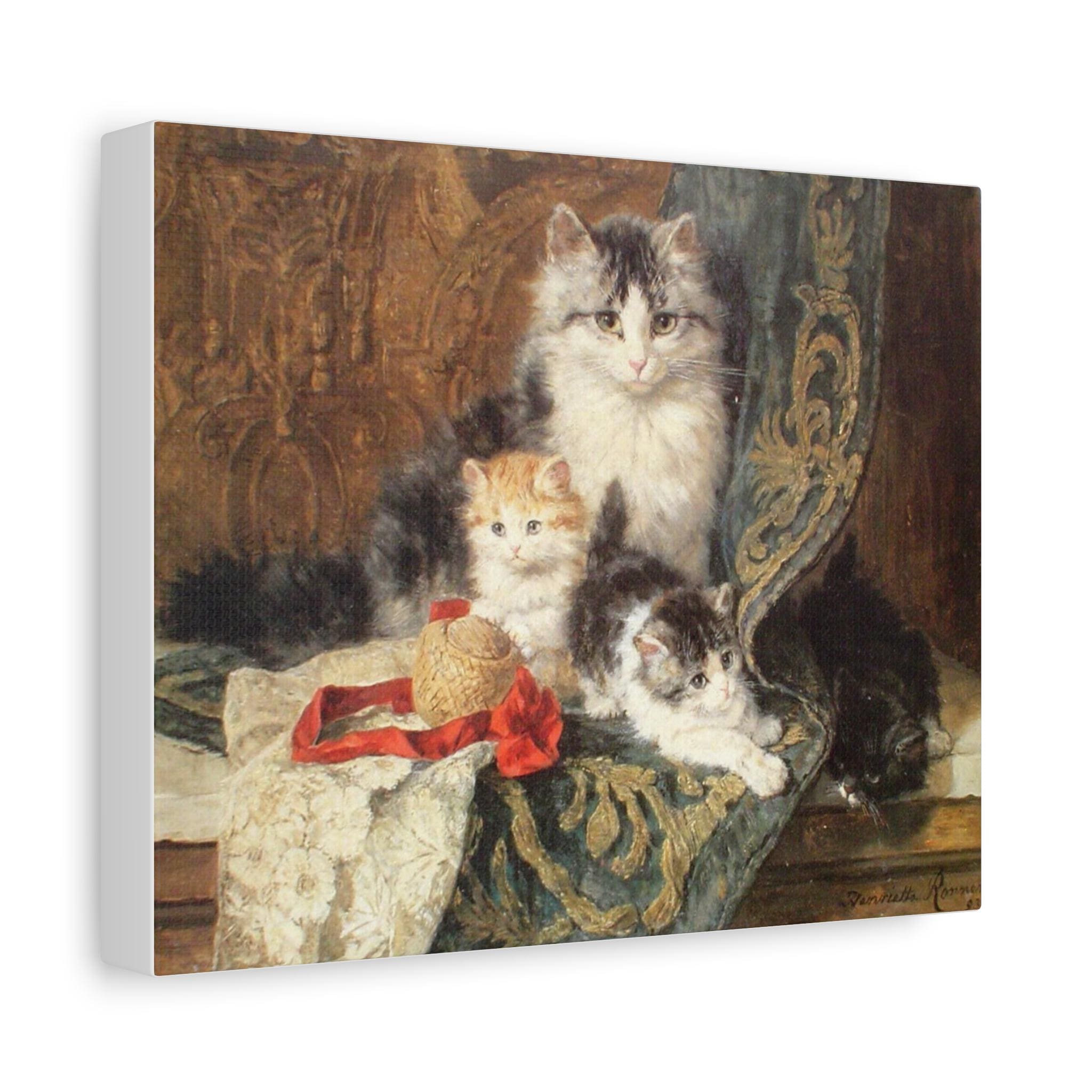Henriette Ronner猫絵皿