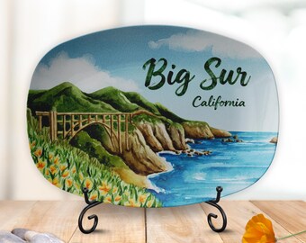 Big Sur California Bixby Bridge Platter