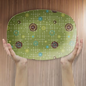 Mid-Century Modern Platter - Retro Tableware - MCM Dining Decor