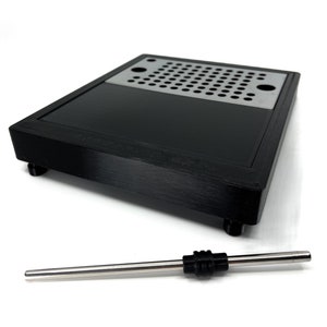 Low profile drip tray for Gaggia Classic, Pro, EVO and E24. PETG Material. Pressure outlet tube with grip handle included.