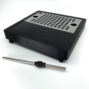 The original Low profile drip tray for Gaggia Classic, Pro, EVO and E24. PETG Material. Pressure outlet tube with grip handle included.
