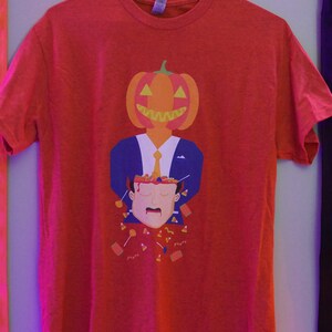 Classy Pumpkin Man, Halloween T-Shirt, Multi-color Unisex
