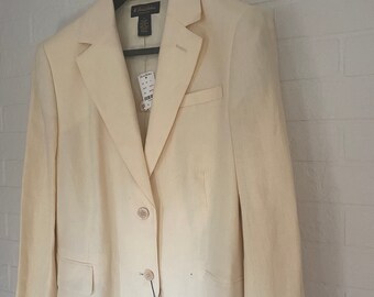 light cream blazer