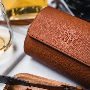 Watch Roll Cognac Brown