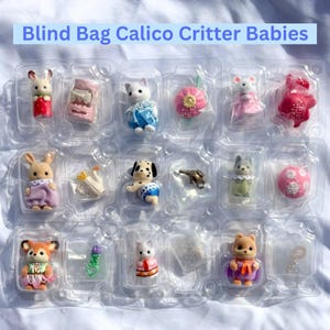 Figuras coleccionables de Calico Critters Baby en bolsas sorpresa – Variedad de series