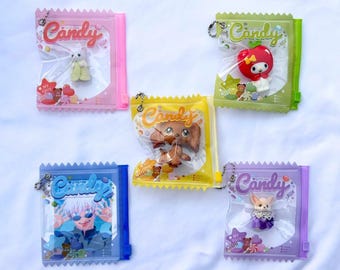 Candy Pouch Keychain 2 Pack — Mix and Match Your Colors