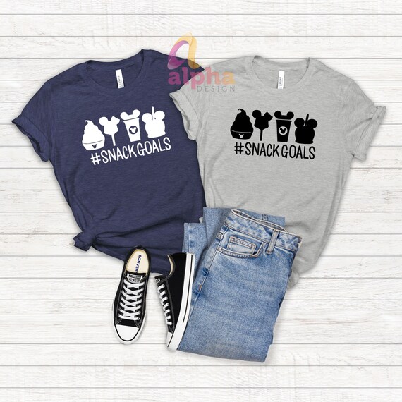 Snack Goals Disney T-shirt Disneyland 