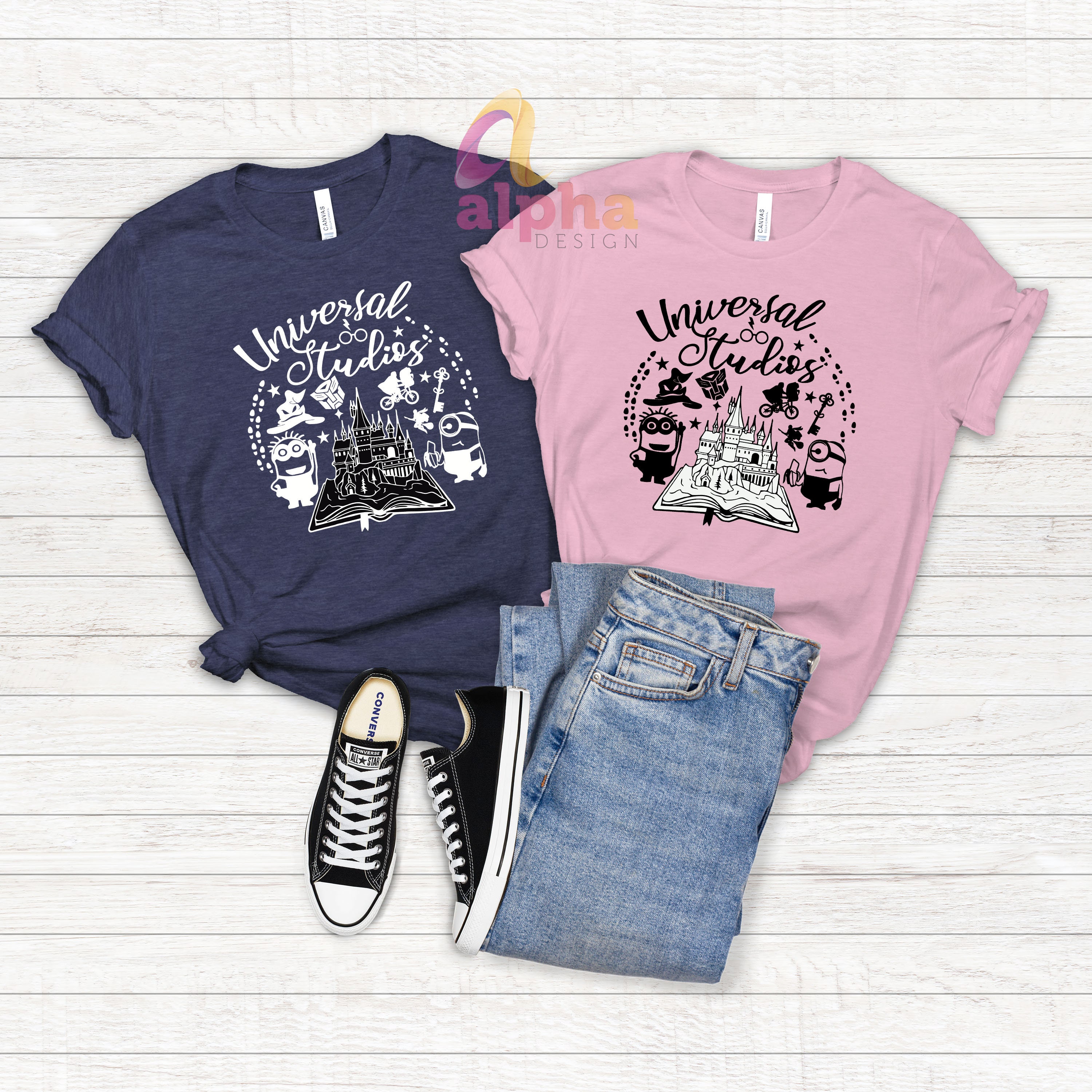 Discover Universal Studios Family T-shirt, Family Vacation Shirt, Minions Shirt, Universal Decal Shirt, Vacation Shirts for Women, Universal Trip Tee