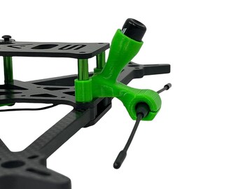 Caddx Vista Stock Cherry & Polar Vista Axii Antenna Mount w/ Immortal-T Holder (Choose Standoff Width)