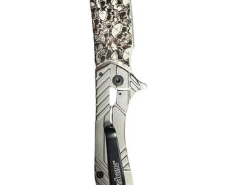 Kershaw Static Skull Engraved Knife
