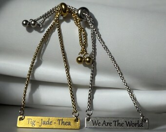 Stainless Engravable Bracelet (Customizable)