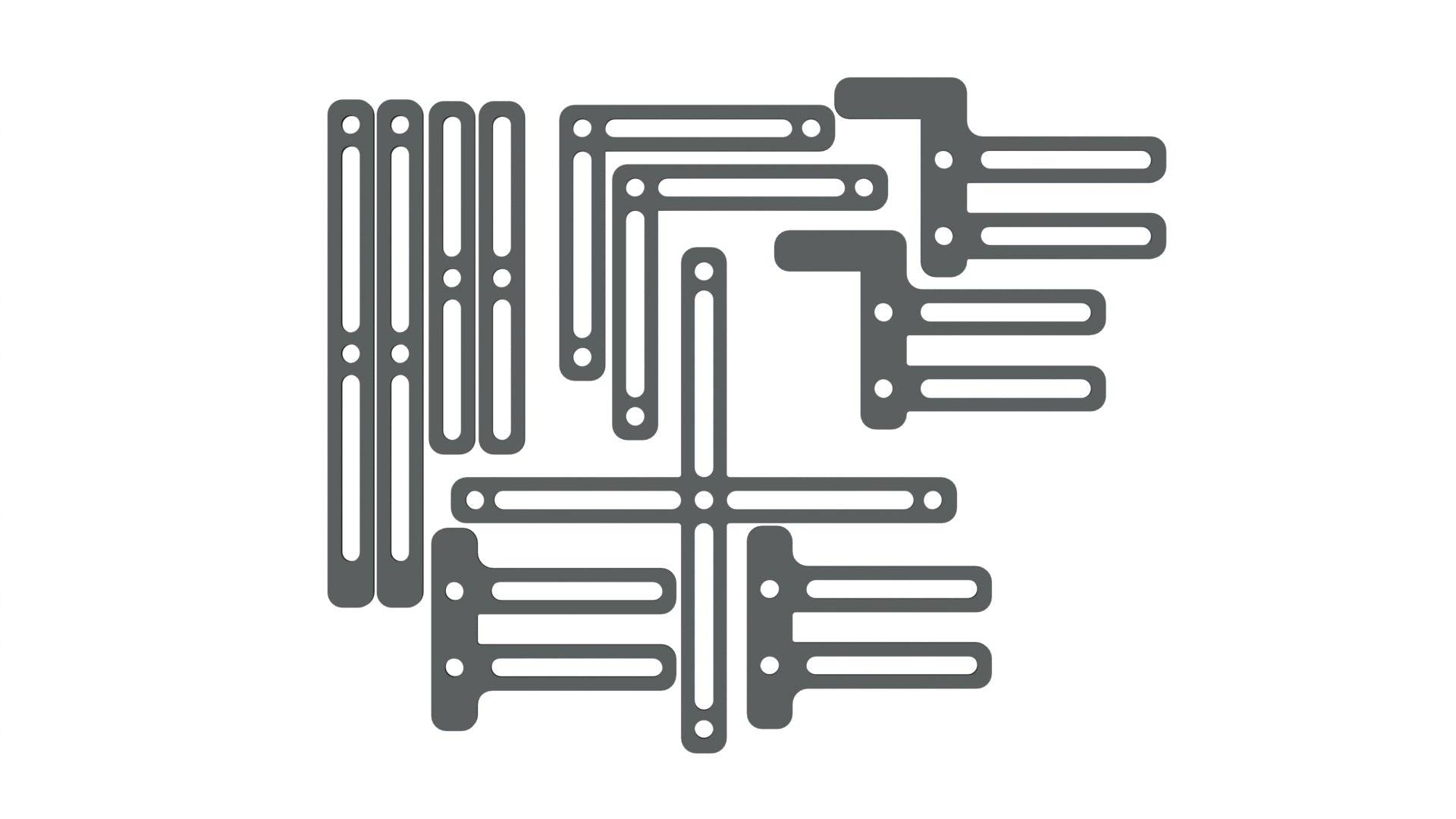 Adjustable Galvo Laser Alignment Bars (fits 6mm Bolts - 25mm Spacing ...