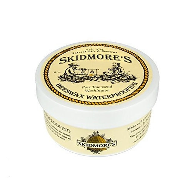 Skidmore's Premium Beeswax Waterproofing | Natural and Non-Toxic Formula Prevents and Protects Your Investments from Water Damage