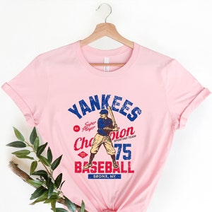 Yankees Baseball T-Shirt, Baseball Mom Shirt, Gift for New York Fan,  Bronx New York Shirt, Retro Baseball Shirt, Baseball Season Shirt