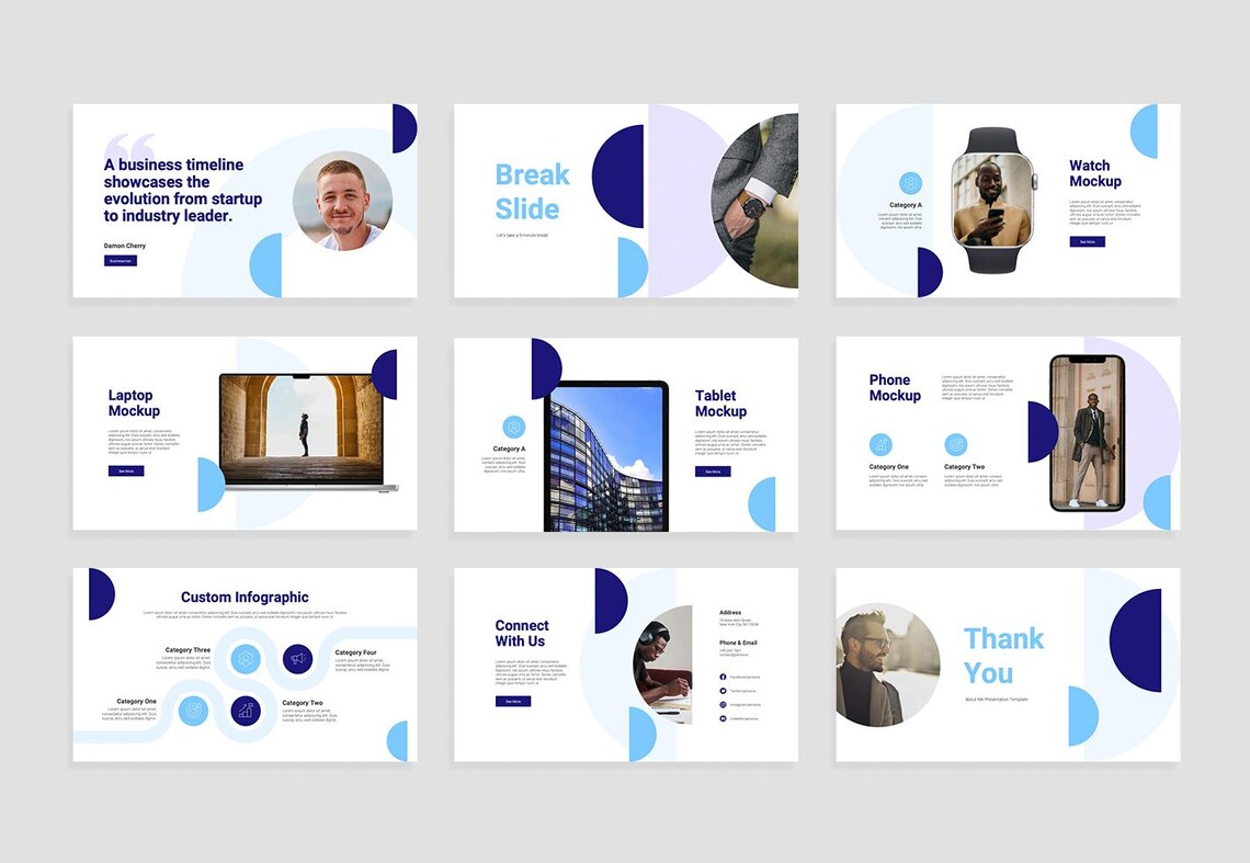 Portfolio Powerpoint Presentation Template / Editable Powerpoint ...