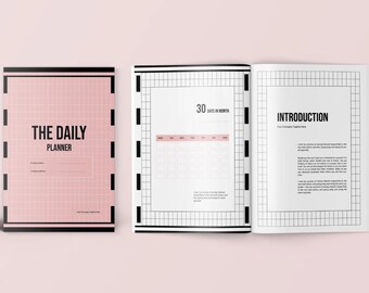 Modèle de livre de création de planificateur | Conception professionnelle et minimaliste Adobe InDesign
