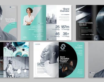 Modern Brochure Template for Company Profiles and Annual Reports | Canva