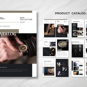 Modern Business Catalog | Professional Template Adobe InDesign