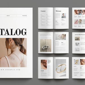 Title: Business Catalog Template | Professional Proposal Adobe InDesign