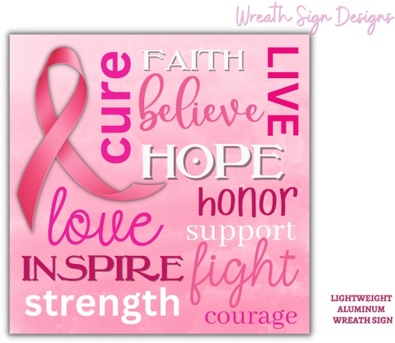 Believe Breast Cancer Ribbon Believe Breast Cancer Ribbon