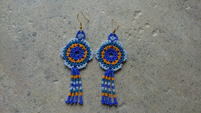 folk art Mother’s Day gift folk jewelry Mexican earrings black earrings floral earrings Spring ruffles Easter earrings