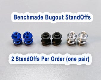 Benchmade Bugout 535 & Mini-Bugout 533 Abstandshalter, Aluminium Barrel Spacers Zweier Set