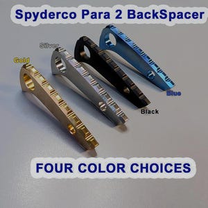 Spyderco Paramilitary 2 Titanium BackSpacer