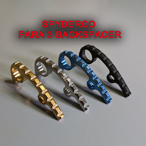 Spyderco Paramilitary 3 Titanium BackSpacer