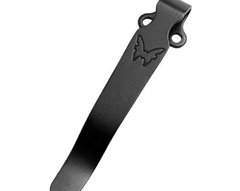 Replacement SS Pocket Clip for Benchmade Bugout, Osborne, Bailout, Griptilian, Plus Many More