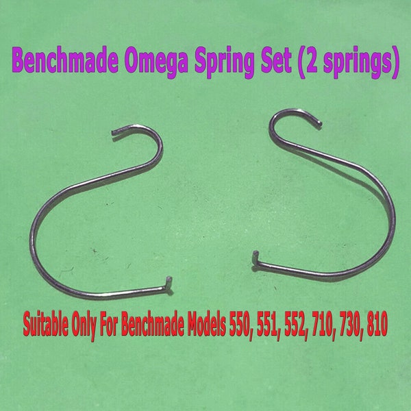 Omega Spring SET (2 springs) for Benchmade 275, 550, 551, 552, 710, 730, and 810 Knifes