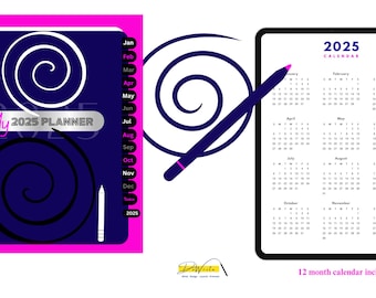 My Digital Planner #1 iPad/Tablet GoodNotes Planner Weekly/Yearly Planner With Hyperlinks For Personal Planning, Goals, Organization